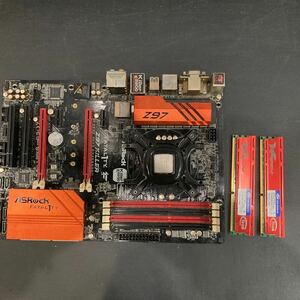 マザーボード ASRock Z97Killer. CPU メモリー付き　ひ