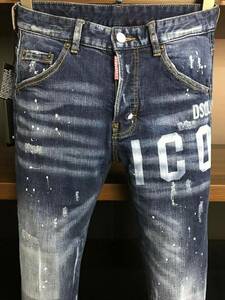 新品・ディースクエアード DSQUARED2 サイズ46 デニム ジーンズ ジーパン 9812・ボトムス 