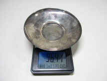 ☆☆☆☆　純銀製　茶托　5客　約481g　桐箱入　/ 銀器 煎茶道具_画像4