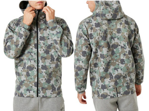 ◆極美品 OAKLEY GOLF オークリー 19AW Enhance QD Fleece Jacket 9.7 エンボスロゴ ジャージ ジップ パーカー 2XL 472585