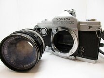 ★コニカ KONICA AUTOREX P フィルム式一眼レフカメラ 1：1.8 ｆ＝52㎜ シャッター確認済み【中古】｛dgs3262｝_画像2