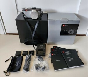 LEICA ライカ X-E (Typ 102) コンパクトデジタルカメラ シルバー Elmarit f2.8 35mm raw/jpeg APS-C 予備バッテリー　