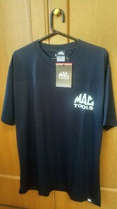 未使用 マックツールズ MAC.TOOLS ドライTシャツ サイズL ネイビー 99MCIDT/NV-L