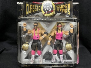 JAKKS：WWE Classic Superstars 2Pack Series 1 ハート・ファウンデーション＜B・ハート＆J・ナイトハート＞ w/ベルト （未開封品）