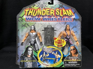 TOYBIZ：WCW THUNDER SLAM 2PACK スティング＆ブレット・ハート（未開封品）