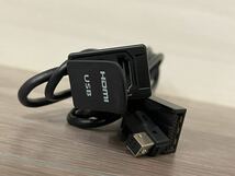 ダイハツ純正ナビ用　HDMI USB 入力用変換ケーブル　変換ハーネス　HDMI/USB 中古美品_画像9