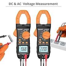 オレンジ 6000カウント Proster クランプメーター 6000カウント 800A AC/DC電流 AC/DC電圧 NCV_画像5