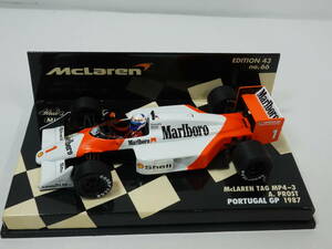 1/43　マクラーレンTAG　MP4-3　A・プロスト（ポルトガルGP優勝車）1987