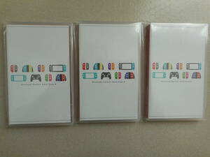 【新品・未開封】Nintendo Switch カードケース　８枚収納　3個セット　マイニンテンドーストア　プラチナポイントグッズ