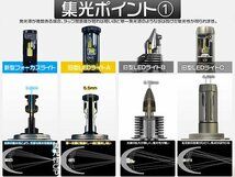 インプレッサ GC8 LEDヘッドライト H4 Hi/Lo切替 車検対応 180°角度調整 ledバルブ 2個売り 送料無料 2年保証 V2_画像3