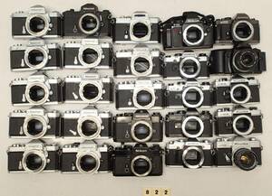 M822D大量２５台 MF 一眼レフカメラ Nikon EL NikomatEL F-301 オリンパス OM 10 30 2000 SPOT METERING SC35 フジカ ST 605 701等ジャンク