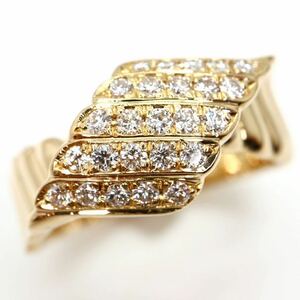 POLA jewelry(ポーラジュエリー)《K18(750) 天然ダイヤモンドリング》N 5.8g 10号 0.25ct diamond ring 指輪 jewelry ジュエリー EE0/EE5