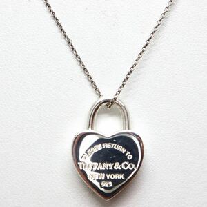 TIFFANY&Co.(ティファニー)《リターントゥハート ネックレス》N ◎9.5g 41.5cm necklace ジュエリー jewelry DE0/DG0