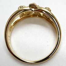TASAKI(田崎真珠)《K18 天然ダイヤモンドリング》D 0.05ct 9号 3.7g diamond jewelry ring ジュエリー EB9/EB9_画像6