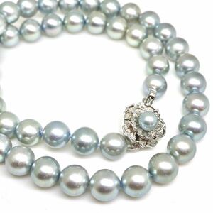◆アコヤ本真珠ネックレス◆D 41.0g 43.0cm 8.0-8.5mm珠 pearl necklace jewelry DC3/DF9