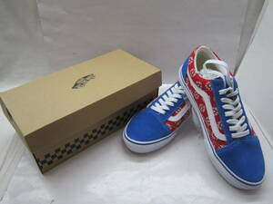 I1107-13H/ 未使用 VANS × BUMP OF CHICKEN コラボ OLD SKOOL 26.5cm バンプ 青赤