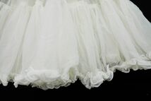 ◆衣類24 ロリータファッション ボリュームチュールスカート 白◆甘ロリ/消費税0円_画像3