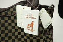 ◆バッグ15 未使用 HorseHair ハンドバッグ ホースヘアー◆/消費税0円_画像6