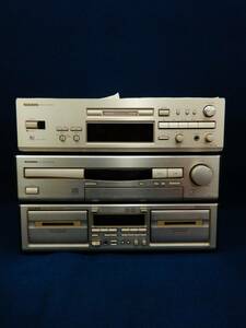 ★ONKYO MD-125/ONKYO CR-70／ONKYO K-W502　まとめて★オンキョー/ジャンク品/消費税0円