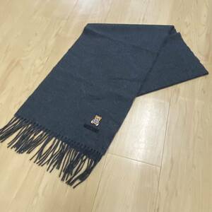 MOSCHINO Moschino muffler wool gray bear .. bear Bear -no.79