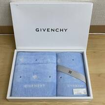 GIVENCHY ジバンシー フェイスタオル ゲストタオル 　ライトブルー　箱なし　②　no.115_画像1