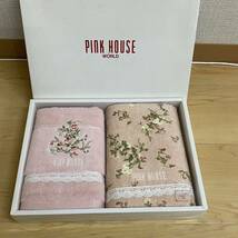 PINK HOUSE ピンクハウス　フェイスタオル 2枚　ピンク　箱なし　no.118_画像1