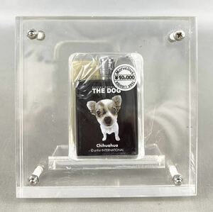 J31EC6 未使用 MARVELOUS マーベラス タンクライター THE DOG Chihuahua チワワ クリスタルケース入り 