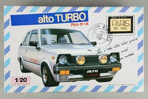 K10AJ8 未組立 エルエス LS アルト ターボ 1/20 スズキ SUZUKI alto TURBO 旧車 シャコタン