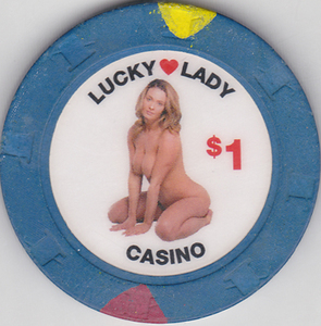 カジノチップ【LUCKY LADY $1 LA】