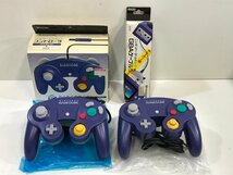 【まとめて】ゲームキューブ コントローラー 《美品》 GBAケーブル NINTENDO GAMECUBE DOL-003 DOL-011 任天堂 ニンテンドー ◆_画像1