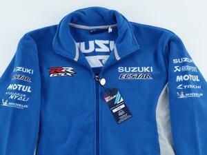【Team SUZUKI ECSTAR】motoGP オフィシャル フリース ジャケット 本物 【Mサイズ】 GSX-RR 36 ジョアン・ミル ＆ 42 リンス