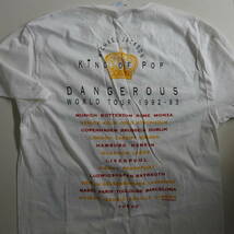 7281マイケル・ジャクソン Tシャツ DANGEROUS WORLD TOUR1992-1993【Lサイズ】_画像4