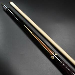 ★Jacoby custom cue★Gambler★ ジャコビー リザード本革 14山 ジョイントプロテクター付属の画像2