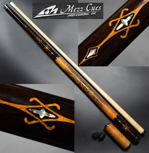 ◆ Mezz Cue メッヅ PUJ-12 リザード本革★エクステンション付属 美品