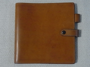 クオバディス エグゼクティブ 用 革手帳カバー Italian Natural Tanned Leather