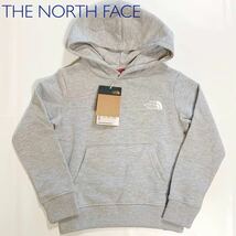 ノースフェイス THE NORTH FACE キッズ パーカー ロゴ フーディー スウェット 裏起毛 S 130cm 男の子 女の子_画像1