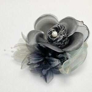  corsage 12T0515N black pearl * small flower attaching rose 