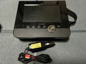 RAPHAIE LTD7V-W2R(A) monitor attaching DVD player image clear installation connection one touch difficult wiring un- necessary power supply inserting .. immediately is possible to see 