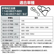 【新品即納】BMW X1 E84 X3 E83 X3 F25 X4 F26 X5 E70 F15 オイル クーラー フィルター ガスケット パッキン 2点 11427525335 11428637821_画像5