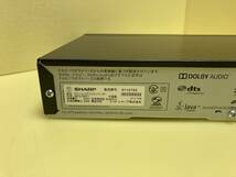 SHARP シャープ BDレコーダー 2B-C10BT1 3番組同時録画 HDDは交換新古品1TB(使用時間0h/2回) 整備済完全動作品(1ヶ月保証) 比較的美品_画像4