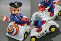 １円～【ブリキ】当時物 増田屋 BABY FIRE ENGINE ベイビーファイアー エンジン ゼンマイ動作 元箱付_画像9