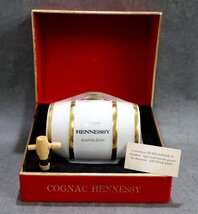 1円～【古酒未開栓】コニャック ヘネシー Hennessy Limoges Porcelain Barrel ナポレオン リモージュ陶器製 ケース 替栓付_画像1