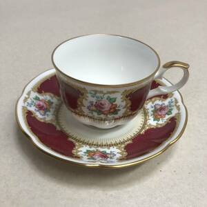 【Noritake ノリタケ カップ&ソーサー 1客 Studio Collection 薔薇 ローズ バラ BONE CHINA】