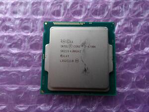 Intel Core i7-4790K 4.0GHz/SR219/4C8T/TDP88W/Devil's Canyon/LGA1150(Intel第4世代)、キズ有