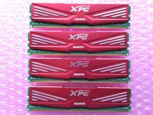 ADATA PC3-14900/DDR3-1866 8GB×4枚=計32GB分、240pin、AX3U1866XW8G10-2X