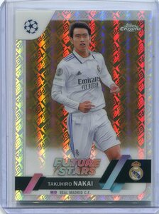 2022-23 Topps Chrome Toppsfractor RefractorTakuhiro Nakai 中井卓大 52枚限定 