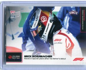 2021 Topps Now Formula 1 F1 Mick Schumacher