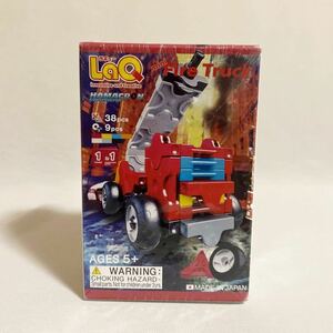  LaQ [LaQ] is macro n navy blue s tractor Mini fire-engine 