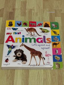 my first animals DK 洋書絵本　図鑑