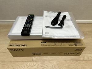 SONY BDZ-FBT2100 メーカーHDD交換・清掃・動作確認済み